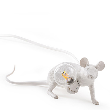 Настольная лампа Mouse Lamp, 8x21 см от Seletti