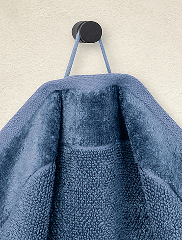 Полотенце Bamboo Luxe Steel Blue, 80x150 см