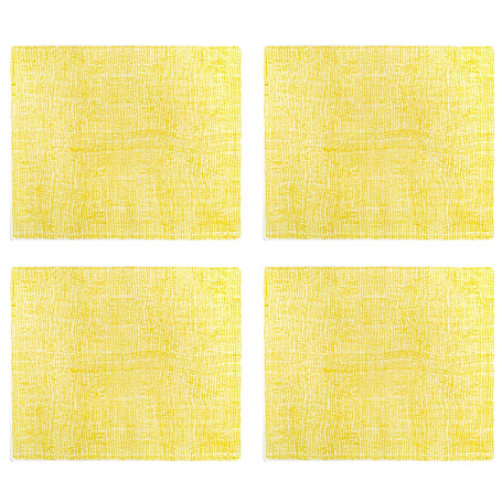 Набор подставок под тарелку Yellow Linen 4 шт. 41*36 см от TopSale Decor