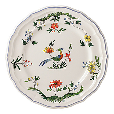 Обеденная тарелка Oiseaux de Paradis, 26,5 см от Gien