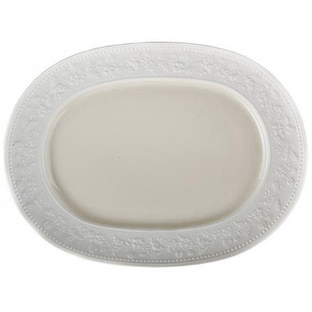 Плоское блюдо Georgia Ivory, 39 см от J.L.Coquet