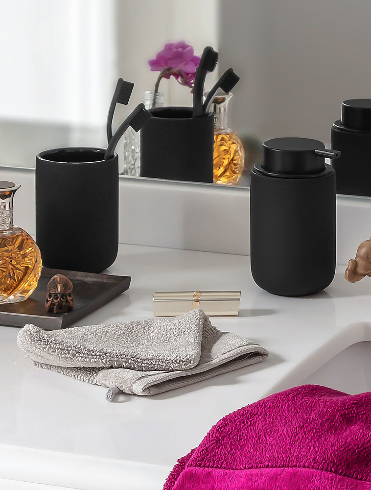 Стакан для зубных щеток Black Velvet, 10 см от Möve