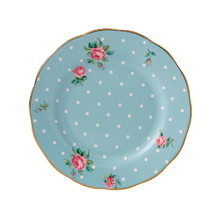 Десертная тарелка Polka Blue, 16 см от Royal Albert