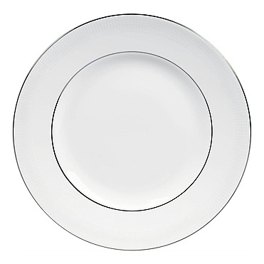 Обеденная тарелка Vera Wang - Blanc sur Blanc, 27 см от Wedgwood