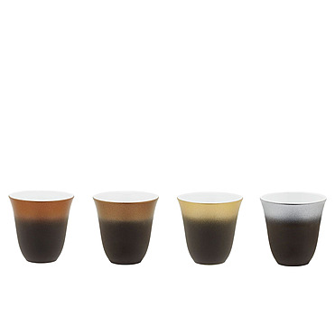 Набор из 4 чашек для кофе Illusions, 70 мл от Degrenne