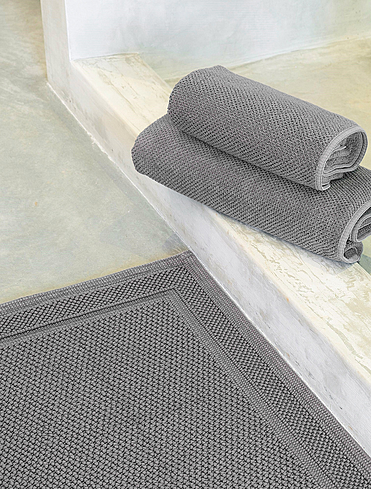 Коврик для ванной Bee Waffle Steel, 50x80 см