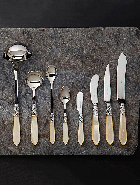 Набор из 6 ножей для стейка Aladdin Ivory, 22,5 см от Casa Bugatti