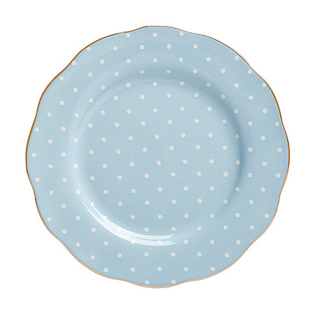 Закусочная тарелка Polka Blue, 20 см от Royal Albert