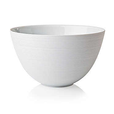 Сервировочный салатник Hemisphere Satin White, 21 см от J.L.Coquet