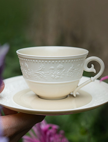 Чайная пара Georgia Ivory, 120 мл