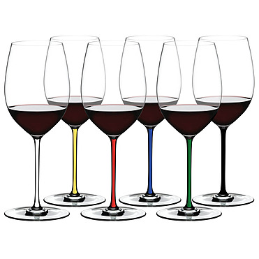 Набор из 6 бокалов для красного вина Cabernet/Merlot, 625 мл от Riedel