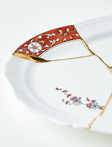 Плоское блюдо Kintsugi, 42,5 см