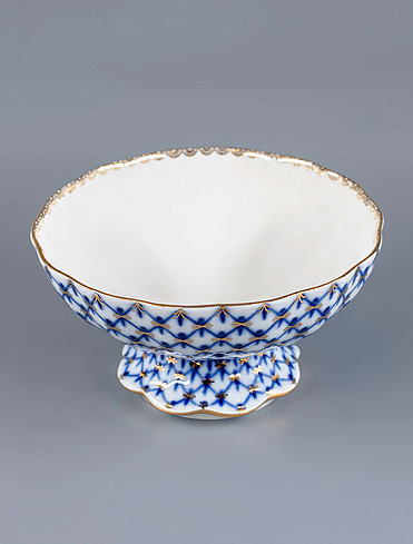 Конфетница Кобальтовая сетка, 13,5x7 см