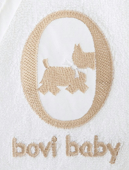 Халат детский 9/10 лет White/Beige от Bovi