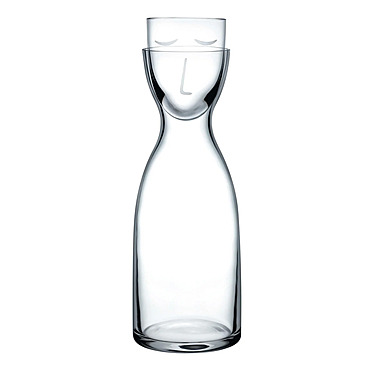 Набор из графина 700 мл и стакана для воды Mr&Mrs от Nude Glass