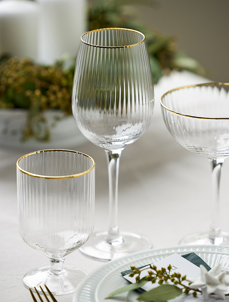 Коллекция Palermo Gold от Lyngby Glas