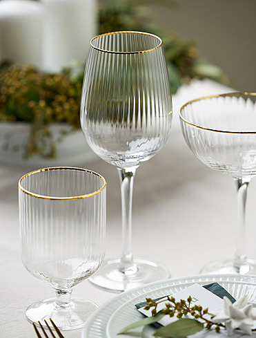 Коллекция Palermo Gold от Lyngby Glas