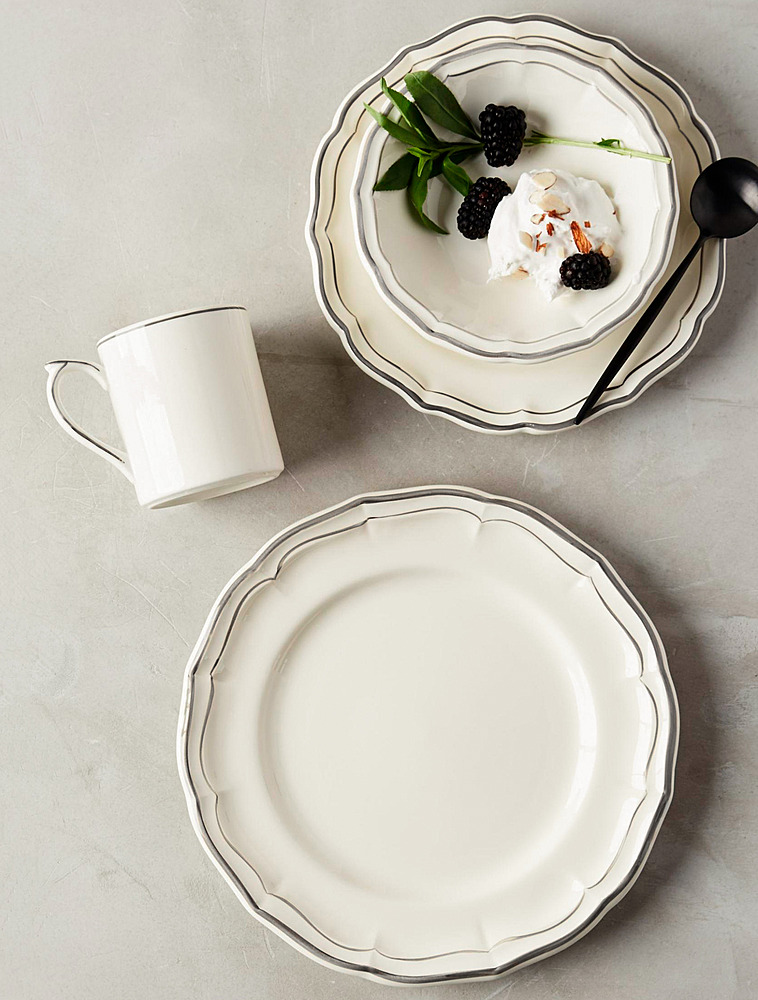 Обеденная тарелка Filet Taupe, 26,5 см от Gien