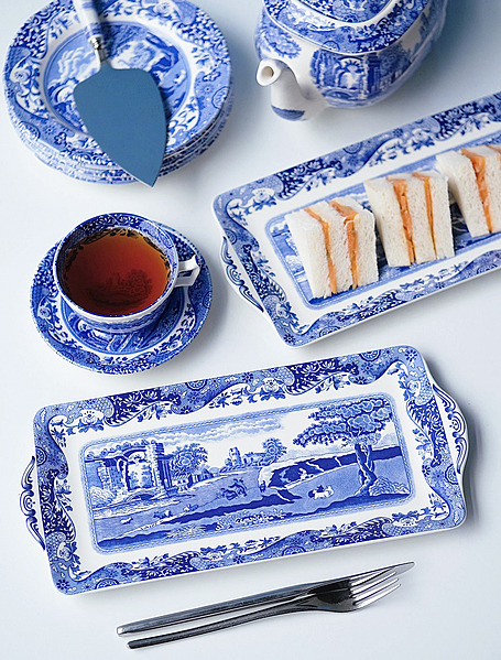 Плоское блюдо Blue Italian, 34 см от Spode