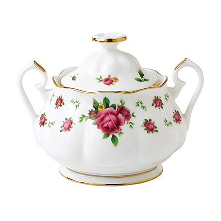 Сахарница New Country Roses White, 350 мл от Royal Albert