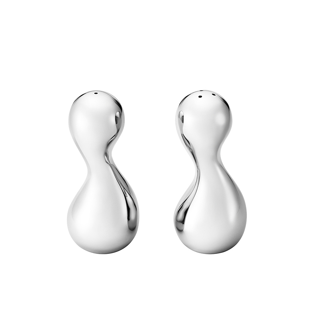 Набор из солонки и перечницы Cobra, 10 см от Georg Jensen