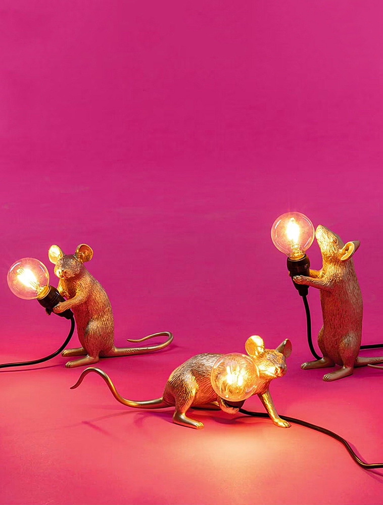 Настольная лампа Mouse Lamp, 12,5 см от Seletti