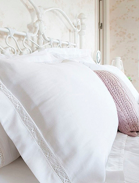 Постельное бельё Venice Lace White ЕВРО 240*220 см от L'appartement