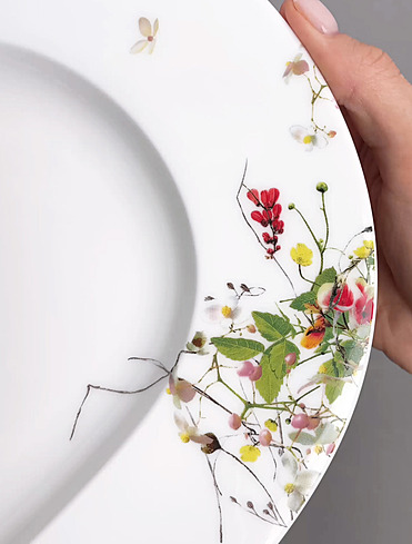 Плоское блюдо Brillance Fleurs Sauvages, 34 см