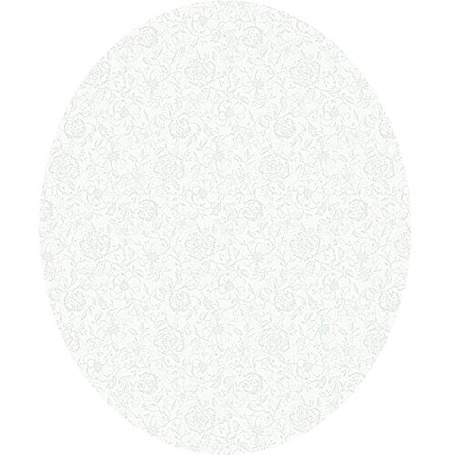 Скатерть овальная 175*250 см Mille Charmes Blanc от Garnier-Thiebaut