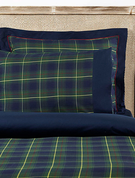 Постельное бельё Kingston Dark Green ЕВРО 240*220 см от L'appartement