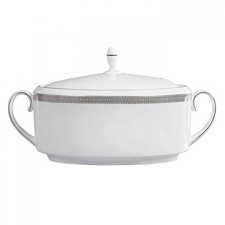 Супница Vera Wang - Lace Platinum, 3 л от Wedgwood