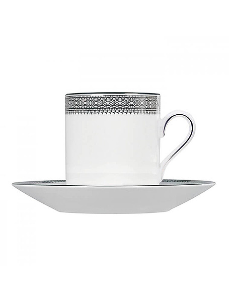 Чашка для кофе Vera Wang - Lace Platinum, 80 мл от Wedgwood