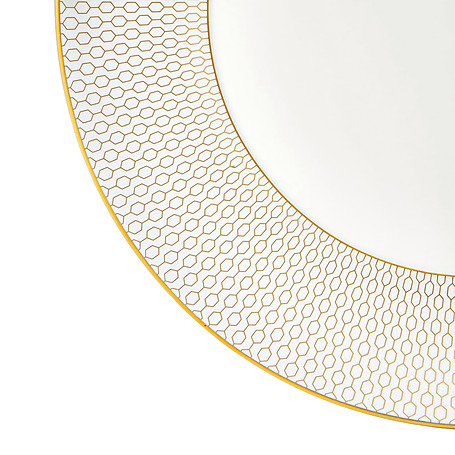 Обеденная тарелка Gio Gold (Arris), 28 см от Wedgwood