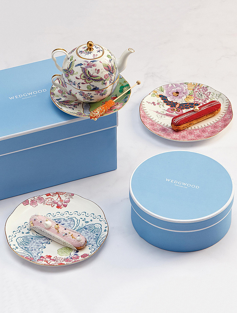 Набор из 4 закусочных тарелок Butterfly Bloom, 21 см от Wedgwood