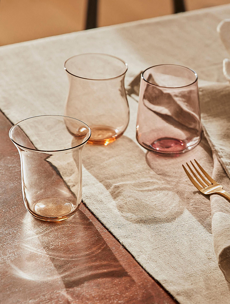 Стакан для воды Diseguale Amber/Pink, 325 мл от Bitossi Home