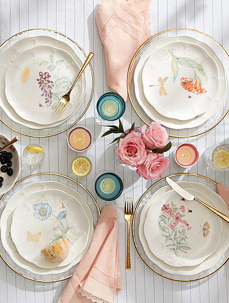 Закусочная тарелка Butterfly Meadow, 23 см от Lenox