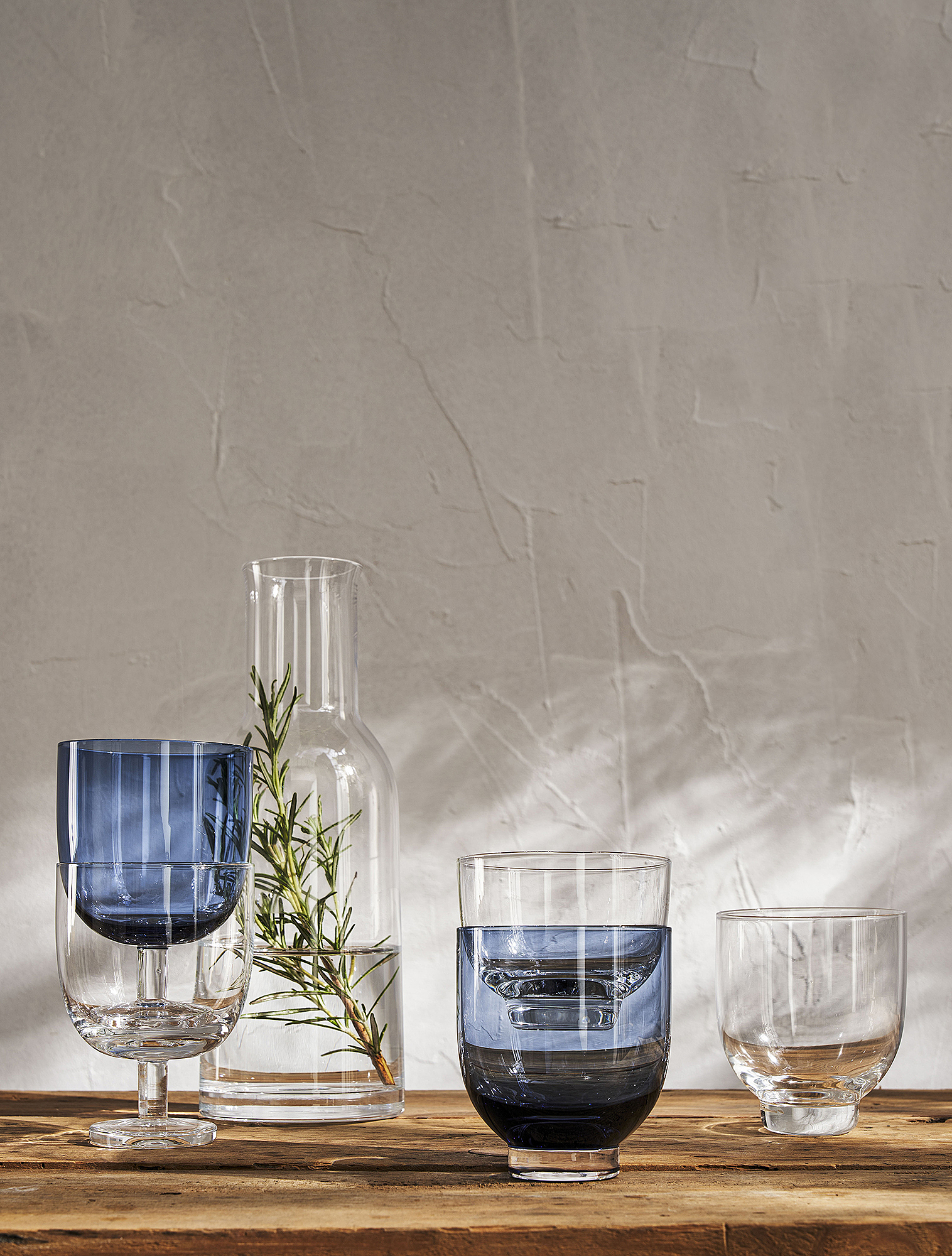 Бокал для воды Empileo Blue, 260 мл