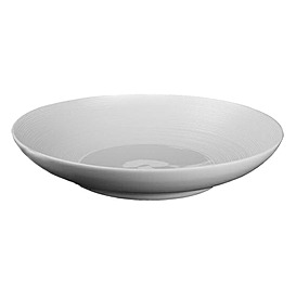 Глубокое блюдо Hemisphere Satin White, 29 см от J.L.Coquet
