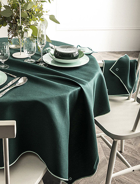 Скатерть квадратная 180х180 Emerald от Degrenne
