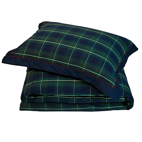 Постельное бельё Kingston Dark Green ЕВРО 240*220 см от L'appartement