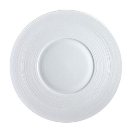 Закусочная тарелка Hemisphere Satin White, 21 см от J.L.Coquet