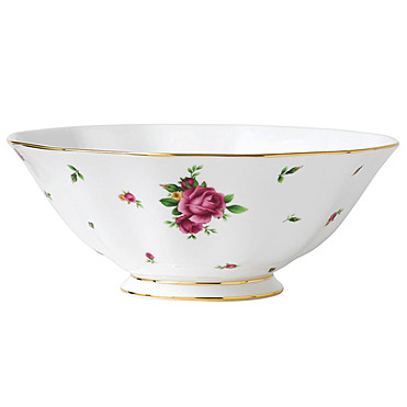 Сервировочный салатник New Country Roses White, 24 см от Royal Albert