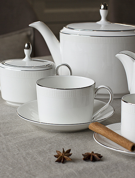 Чашка для чая и кофе Vera Wang - Blanc sur Blanc, 200 мл от Wedgwood