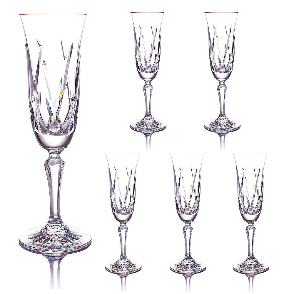 Набор бокалов для шампанского Christine, 6 шт. от Cristal de Paris