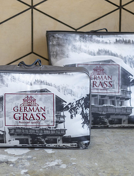 Всесезонное одеяло Gray Familie Down, 200x220 см от German Grass
