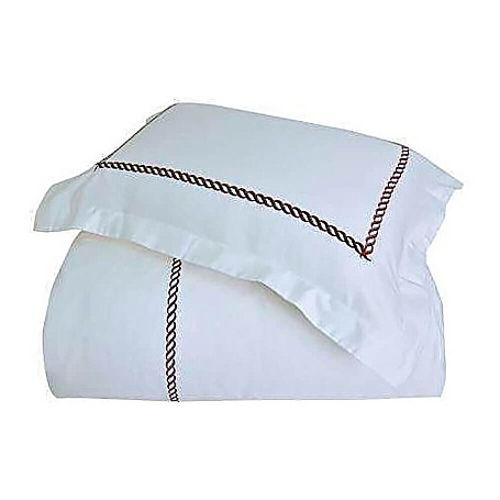 Постельное бельё Messina Marine Red Wine/Deep ЕВРО 200*220 см от L'appartement