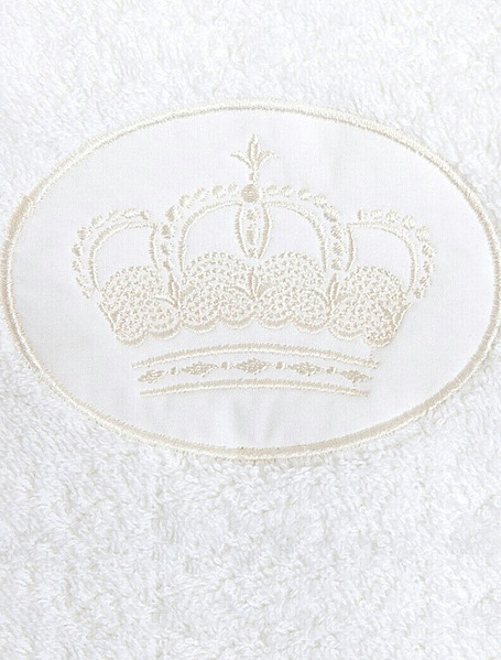Халат детский 9/10 лет White/Beige от Luxberry