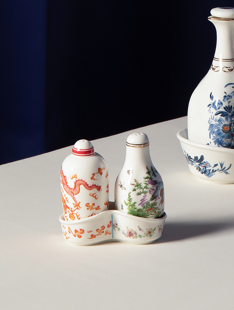 Набор из солонки и перечницы Hybrid, 10 см от Seletti
