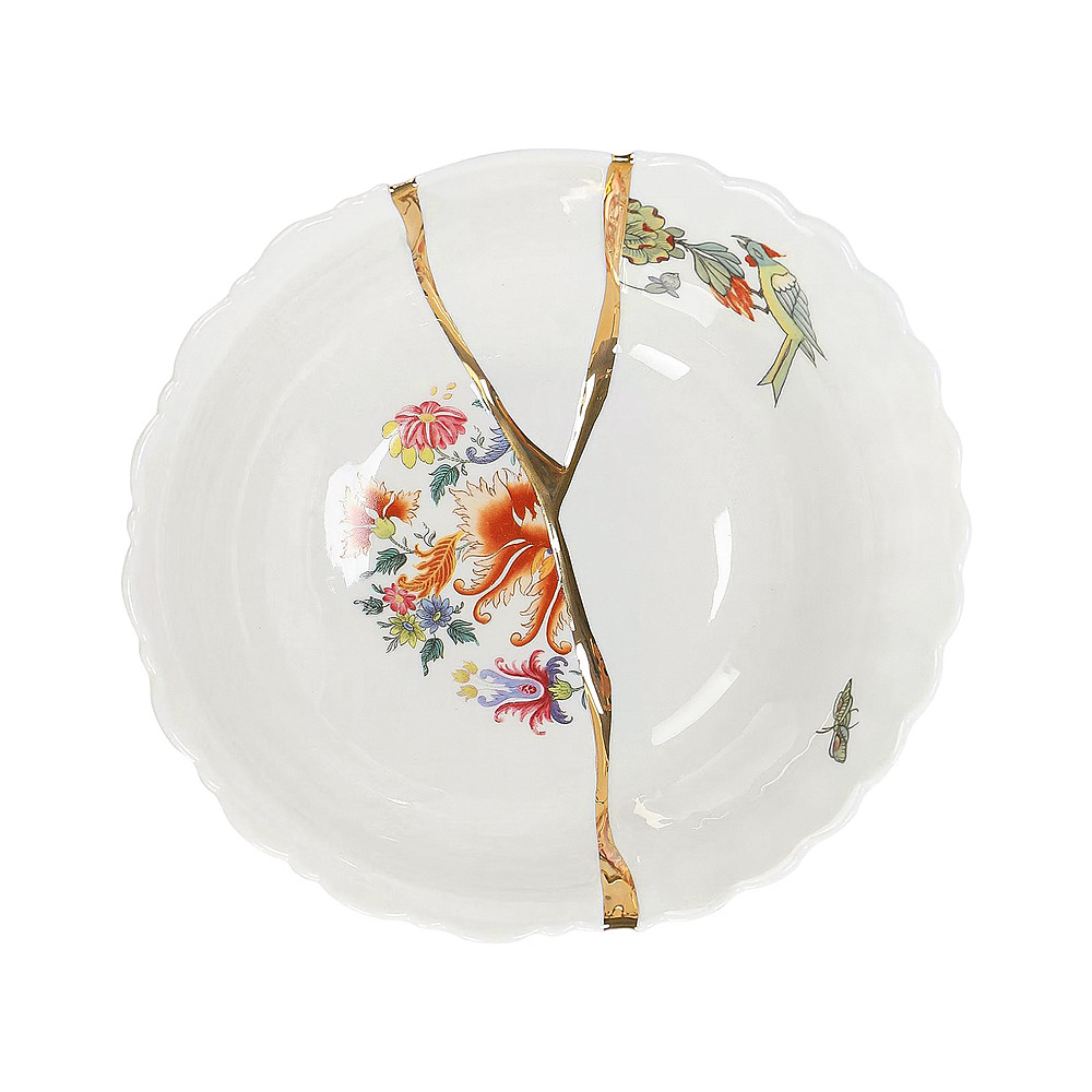 Сервировочный салатник Kintsugi, 19 см от Seletti