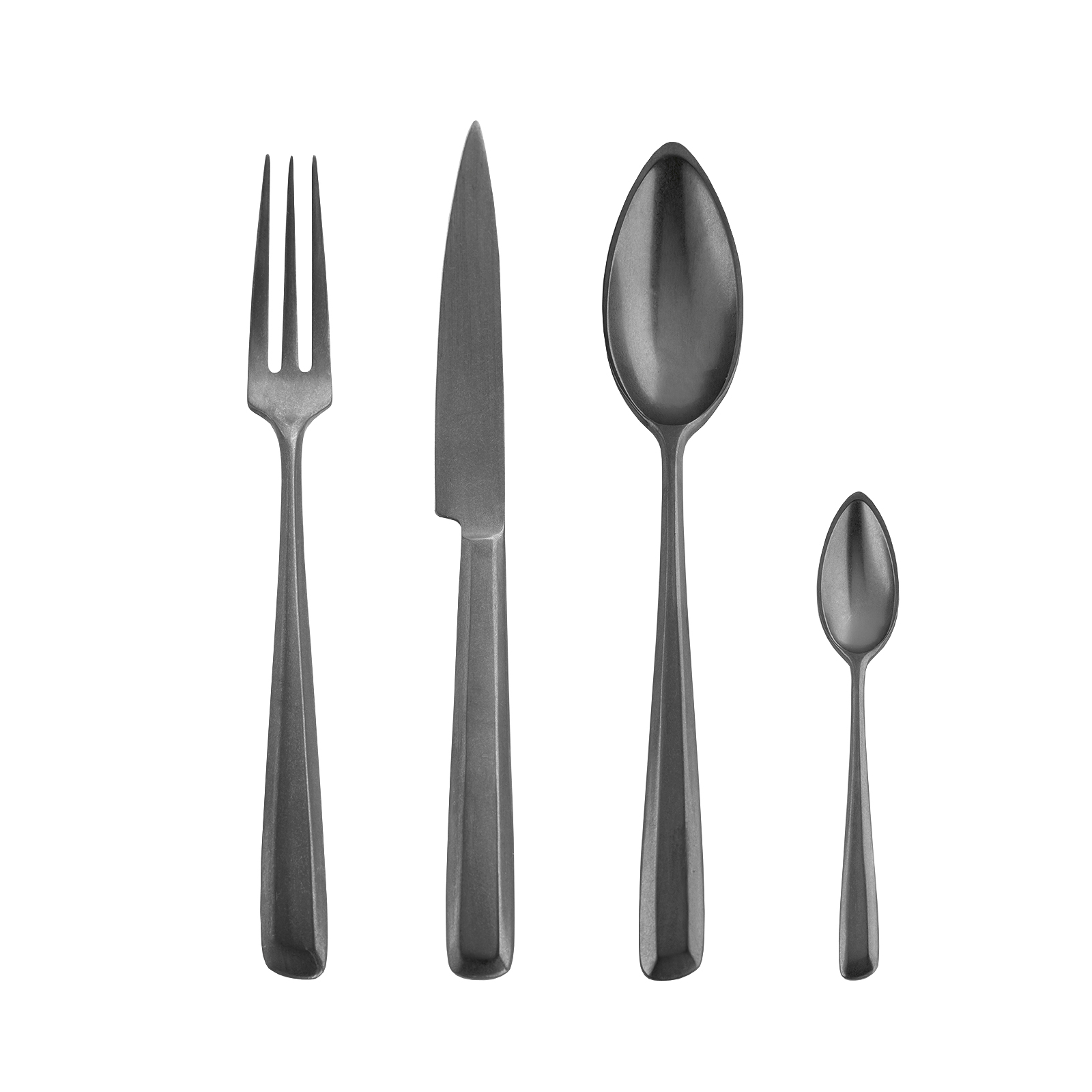 Набор столовых приборов Zoe Anthracite на 6 персон, 24 пр.